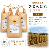 楽天市場】玄米 30kg 送料無料 天日干しの通販