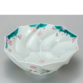 九谷焼 5.5号鉢 コスモス 日本製 ギフト うつわ 陶磁器