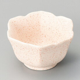 和食器 小さなオレンジ六角桔梗 小鉢 豆鉢 8.5×7.5×4.5cm うつわ 陶器 おしゃれ おうち