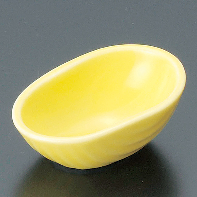 和食器 小さな貝 小鉢 黄 6×4×2.3cm うつわ 陶器 おしゃれ おうち