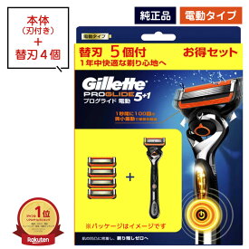 ジレット プログライド 本体 替刃4個付き 電動 フレックスボール Gillette ProGlide 5枚刃 T字カミソリ ホルダー 正規品 替刃 電動タイプ 4個 4つ 純正品 純正 ドイツ製替刃 髭剃り ひげ剃り ひげそり カミソリ パワー 替え刃 送料無料 ポスト投函 ポスト投函便 メール便