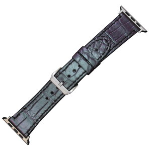 アップルウォッチ バンド クロコダイル オーロラ シリーズ11 10 マジョーラ ultra3 SE第3世代 高級 日本製 メンズ レディース レザー 革 本革 おしゃれ Apple Watch Series ブランド ナイルクロコダイ