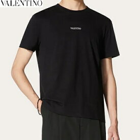 VALENTINO(ヴァレンティノ) Tシャツ【メンズ】【黒/ブラック】【VV3MG10V7380NI】【ロゴ】【インナー】【ワンポイント】