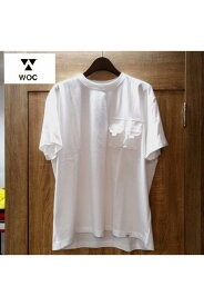 WOC(ダブルオーシー)半袖Tシャツ【WHITE/白】【メンズ】【31‐2508-40】【半袖】
