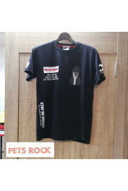 PETS ROCK(ペッツロック)半袖Tシャツ【BLACK/黒】【ユニセックス】【A0‐2501-21】【半袖】