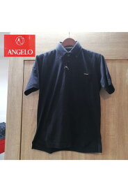 ANJERO(アンジェロ)半袖ポロシャツ【BLACK/黒】【メンズ】【21‐2804-04】【半袖】