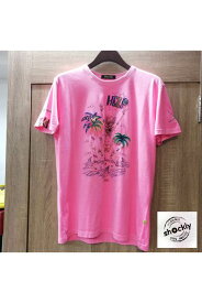 SHOCKLY(ショックリー)Tシャツ【PINK/ピンク】【メンズ】【31‐2517-48】【半袖】