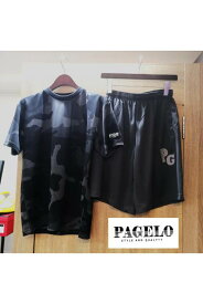 PAJERO(パジェロ)セットアップ【DARKGRAY/ダークグレー】【メンズ】【31‐6303-07】【半パン】【Tシャツ】