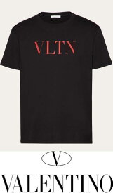 VALENTINO(ヴァレンティノ) プリントTシャツ【メンズ】【黒/ブラック】【TV3MG10V3LE0NR】【Tシャツ VLTN】【2020秋冬新作】【半袖】【プリントT】【ルーズシルエット】【ロゴプリント】