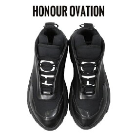 Honour Ovation(アナーオベーション)【メンズ】【黒/ブラック】【6000-Black】【6000】【雑誌OCEANS・WOOFIN' 掲載ブランド】【シューズ/スニーカー】【ユニセックス】【送料無料】