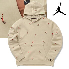 ◆アメリカよりお取り寄せ◆【Jordan/ジョーダン/JORDAN Essential All Over Print Pullover Hoodie 】メンズ◆AOP総柄シリーズモデルの パーカー ◆ ラタン