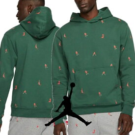 ◆アメリカよりお取り寄せ◆【Jordan/ジョーダン/JORDAN Essential All Over Print Pullover Hoodie 】メンズ◆AOP総柄シリーズモデルのパーカー◆グリーン　緑◆