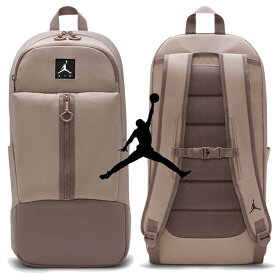 ◆アメリカよりお取り寄せ◆【Jordan/ジョーダン/JORDAN BACKPACK 】◆ジョーダン 　ロゴ　リュック◆ベージュブラウン◆バスケダンススウェット　バックパック