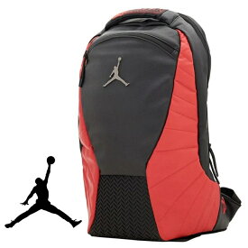 【Jordan/ジョーダン/JORDAN BACKPACK 】◆ジョーダン 　ロゴ　Retro 12 レトロ　リュック◆ブラック　黒　レッド　赤◆バスケダンススウェット　バックパック