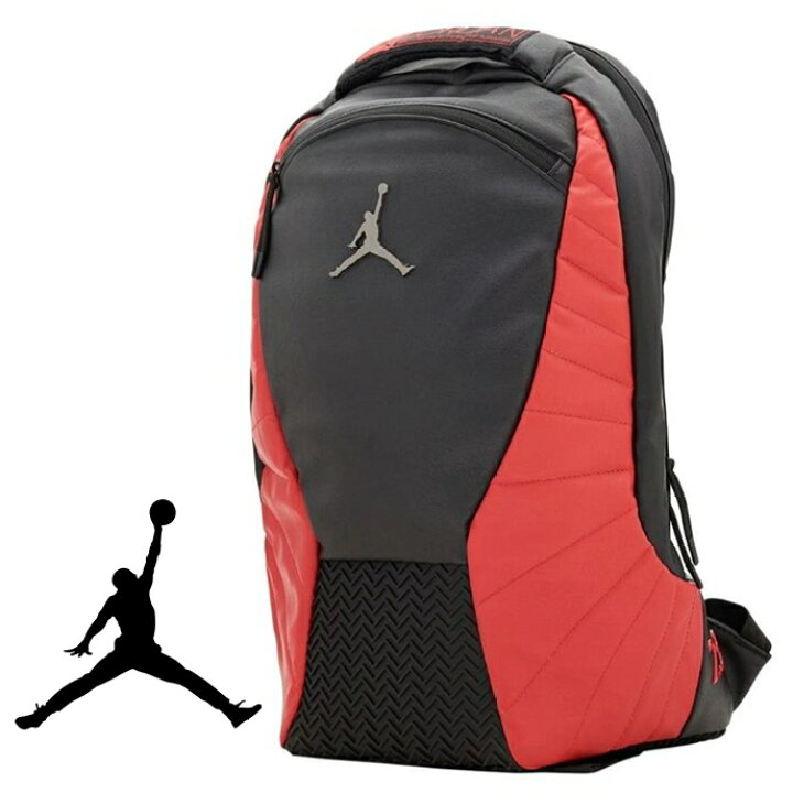楽天市場 Jordan ジョーダン Jordan Backpack ジョーダン ロゴ Retro 12 レトロ リュック ブラック 黒 レッド 赤 バスケダンススウェット バックパック Rich 131