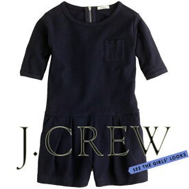 【J.Crew / KIDS 】★ジェークルーの子供服★【 Limbo Jumper 】絶対着たい!! 着せたい!!! 清楚に着るお嬢様のロンパーススタイル・・・♪入学・卒業・結婚式。。。のお呼ばれの席にも!!!/ネイビー紺/女の子・ガールズ/ジンボリー・バーバリー・ラルフローレン