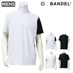 バンデル ゴルフ Tシャツ 半袖 ハイネック モックネック メンズ ベーシック BGI-3SCMC-4 日本製 BANDEL バイカラー COMBINATION S/S MOCK NECK SHIRTS ゴルフウェア[即日発送]