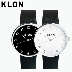 KLON 腕時計 レディース メンズ クローン おしゃれ 時計 ブランド アナログ ギフト プレゼント MOCK NUMBER BLACK