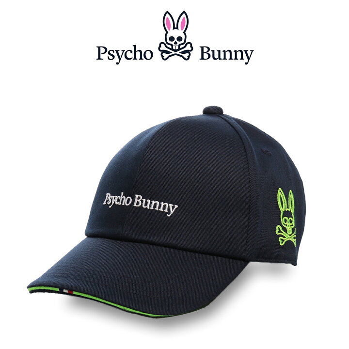 楽天市場 サイコバニー キャップ 帽子 Phmg4f 日本製 Psycho Bunny コットン サイズ調節可能 ゴルフ 即日発送 Sac Sbar Lifestyle Golf Sports