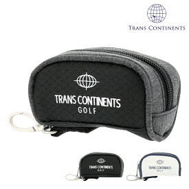 トランスコンチネンツ ゴルフ ポーチ ボールポーチ ボールケース ボールホルダー ラウンドポーチ カートポーチ ゴルフポーチ メンズ TOBP-910 TRANS CONTINENTS [即日発送]