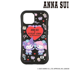 }CfB N~ AiXC iPhoneP[X iPhone13 iPhone14 iPhone15 fB[X 318145 ANNA SUI × MY MELODY & KUROMI ANNASUI[]