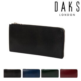 【全品10倍｜5/30 24時迄】ダックス 長財布 L字ファスナー luxe DP38022 DAKS 本革 メンズ[PO10]