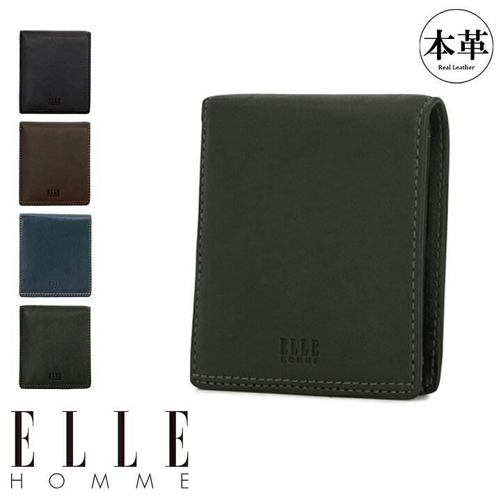 楽天市場 エルオム Elle Homme 二つ折り財布 Xp Xp Sheepskin メンズ レザー 財布 Bef ブランド雑貨 財布 リチャード