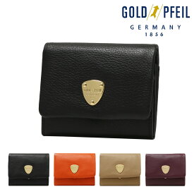 ゴールドファイル 財布 二つ折り 本革 レディース GP54815 ナチュラル GOLD PFEIL 二つ折り財布 レザー