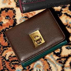【SALE】ジュエティ 三つ折り財布 レディース JUT-80370W jouetie | ミニ財布 コンパクト ひねり金具