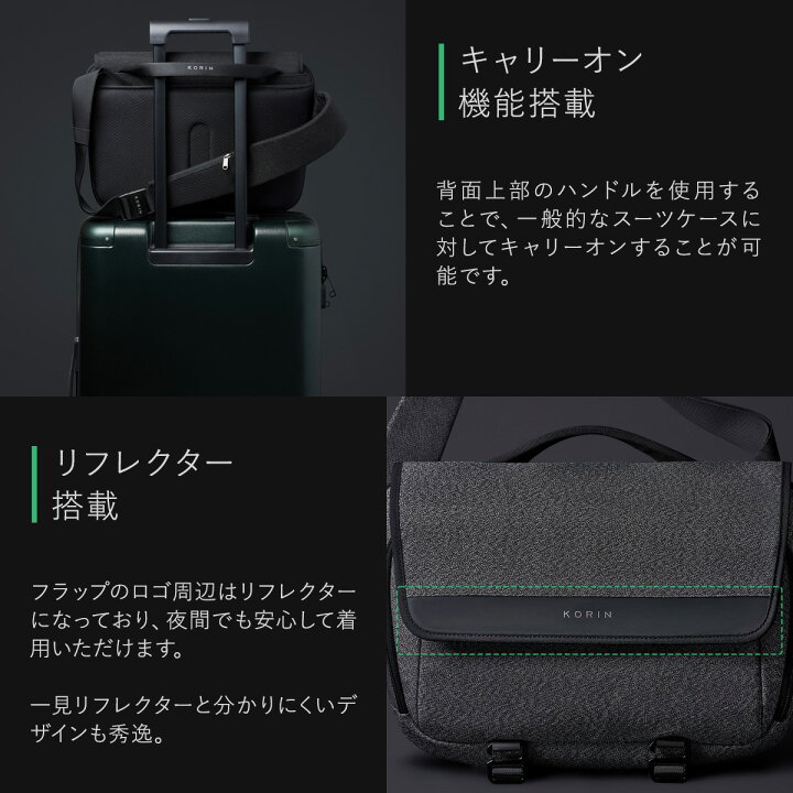 楽天市場】コリンデザイン ボディバッグ メンズ レディース C-SLING-X 