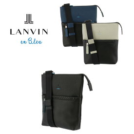 【4/20 抽選で最大100％Pバック】ランバンオンブルー LANVIN en Bleu ショルダーバッグ 574101 フェリチタ メンズ　レザー [PO10]