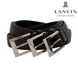 【5/25 抽選で最大100％Pバック＋全品10倍】ランバンコレクション ベルト JLMB1200 LANVIN COLLECTION メンズ 本革 日本製