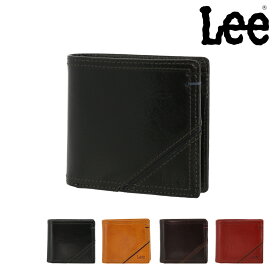 【全品10倍｜5/30 24時迄】Lee 二つ折り財布 メンズ 320-01770 リー | イタリアンレザー 牛革 レザー[春財布][即日発送][PO10]