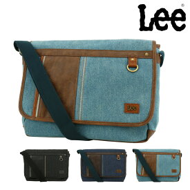 【全品10倍｜期間限定】Lee ショルダーバッグ symbole メンズ レディース 320-3266 リー 斜め掛け かぶせ 撥水 デニム 大きめ[PO10][母の日]