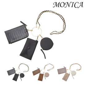 【全品10倍｜期間限定】モニカ ショルダーバッグ MONI-1025 MONICA ポシェット レディース ミニショルダー マルチポーチ リングショルダー[PO10][母の日]