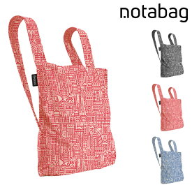 ノットアバッグ エコバッグ リュック BAG & BACKPACK Notabag Hello World メンズ レディース NTB011 Notabag | 折りたたみ コンパクト コラボ トートバッグ[PO10]