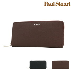 【全品10倍｜6/11 2時迄】ポールスチュアート 長財布 ラウンドファスナー メンズ SP21012 hound tooth Paul Stuart 牛革 本革 レザー