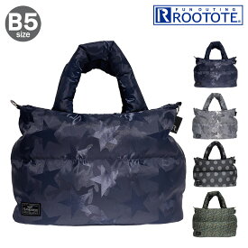 【6/5 抽選で最大100％Pバック＋全品10倍】ルートート トートバッグ B5 レディース 1471 ROOTOTE | 軽量 星 スター ドット 花柄 LT フェザールーデリ パターン-A ワンマイルバッグ[PO10]