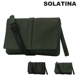 【6/5 抽選で最大100％Pバック＋全品10倍】ソラチナ ショルダーバッグ 本革 メンズ SBG-00076 SOLATINA | 2WAY クラッチバッグ セカンドバッグ 牛革 レザー[PO10]