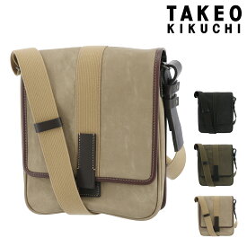 【全品10倍｜6/1 0時～24H限定】タケオキクチ ショルダーバッグ メンズ クラプトン125101 TAKEO KIKUCHI | 本革 レザー