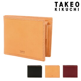 タケオキクチ 二つ折り財布 Surface サーフェス小物 メンズ 786604 TAKEO KIKUCHI | 札入れ カードケース レザー 牛革