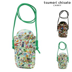 ツモリチサト キャリー スマホショルダー 本革 レディース 日本製 57723 森のどうぶつたち tsumori chisato CARRY スマホポシェット ウォレットショルダー ワンマイル レザー 羊革[即日発送][PO10]