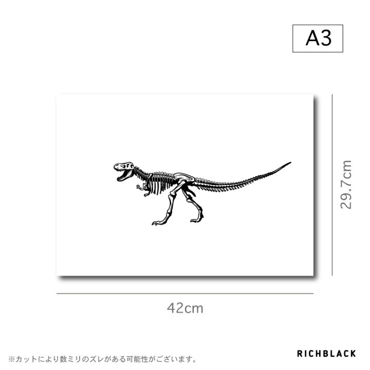 楽天市場 クリアポスター 恐竜 A3骨 ダイナソー ティラノサウルス ラプトル 怪獣 透明 ポスター 線画 抽象画 ウェルカム 玄関 文字 シンプル モノクロ モノトーン アート カフェ風 インテリア新築 新生活 子供部屋 キッズ おしゃれ かわいい 北欧 Richblack 01