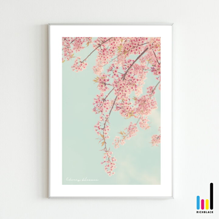 楽天市場 桜 アート プリント ポスター さくら Cherry Blossom ピンク 春 北欧 北欧インテリア 雑貨 北欧風 北欧テイスト 花柄 ドライフラワー シンプル 自然 フレーム ナチュラル デザイナーズ インテリアグリーン インテリアアート おしゃれ 引越し 新築 新生活