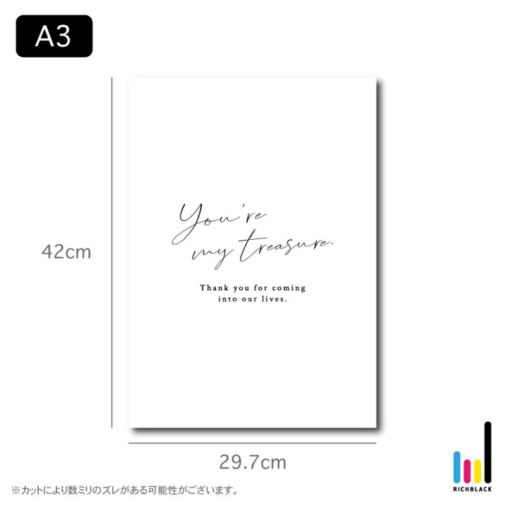 楽天市場 全4色 あなたは私の宝物だよ タイポグラフィ アート ポスター A3子供部屋 キッズ 赤ちゃん 玄関 ナチュラル シンプル 文字 英語 名言 フレーム モノトーン インテリア おしゃれ かわいい モダン 北欧 北欧風 北欧テイスト 大きい サイズ Richblack 01