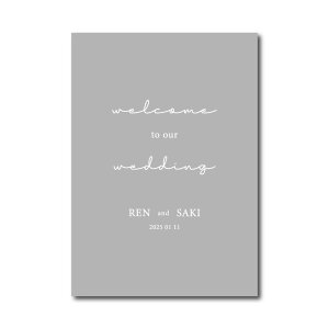 Welcome to our wedding |X^[ A1 A2 A3 TCY  EFfBO EFJ{[h IWi A[g EFJ Vv i` mg[ _  킢 傫