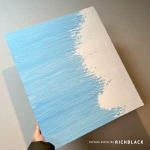 eNX`[A[g "WHITE OVER BLUE" F10 (530×455mm) Texture series by richblack tx-0023u[  C r[` eNX`[ ۉ OW  ^ A[g pl LoX ze JtH