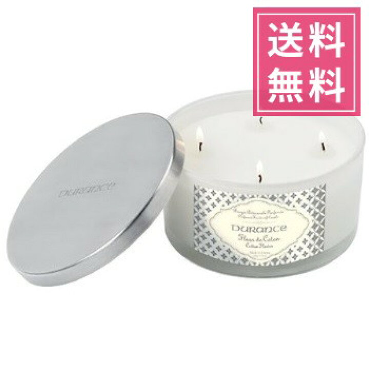 楽天市場 Durance デュランス アロマキャンドル 4ウィックスキャンドル コットンフラワー リッチキャンドル 楽天市場店