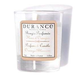 【正規品】DURANCE（デュランス）【ミニハンドクラフトキャンドル（アロマキャンドル）】フランス製 ミニキャンドル ボーティブ 小型 香り 使い切り グラス入り プチギフト サンプラー 母の日 父の日 プレゼント ギフト 贈り物 手作り 高品質 安全 安心