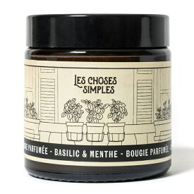 LES CHOSES SIMPLES（レ・ショーズ・シンプル）【ボタニカル ソイワックスキャンドル】アロマキャンドル フランス製 南仏 プロヴァンス レショーズシンプル ヨーロッパ エッセンシャルオイル 天然成分 高品質 自然 安全 安心 輸入 女性 男性 ギフト プレゼント 贈り物